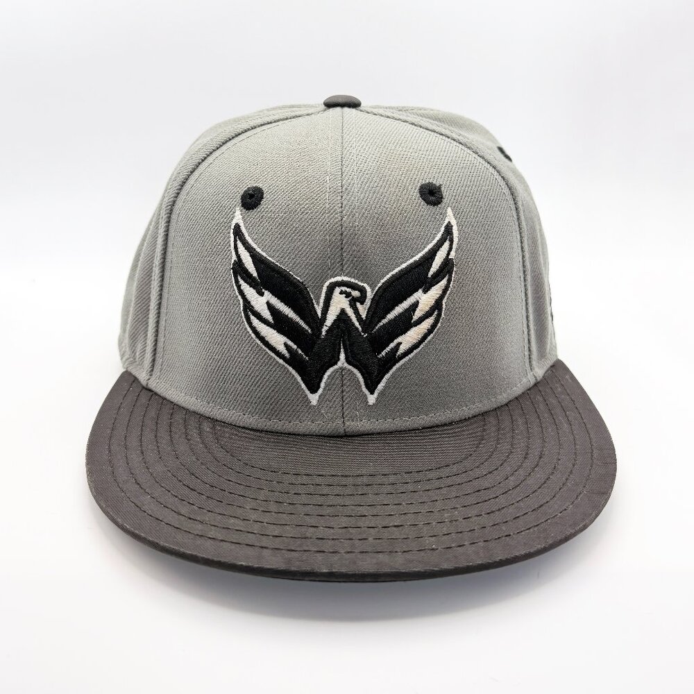 Washington Capitals adidas Fitted Hat 7 1/2 - Weagle Logo